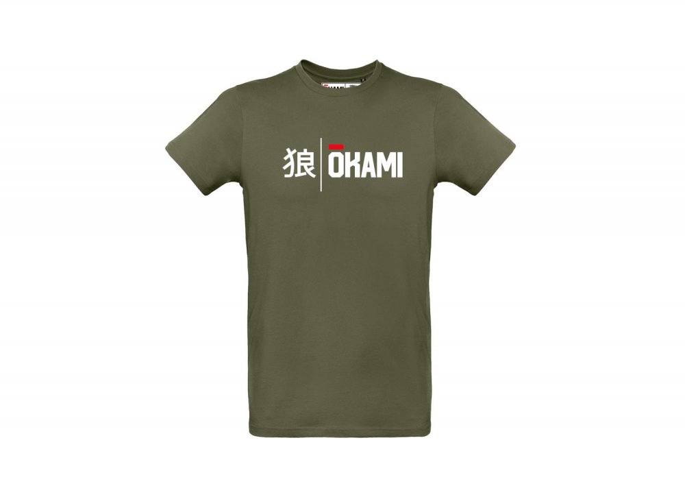 Okami T-Shirt Kanji - khaki
