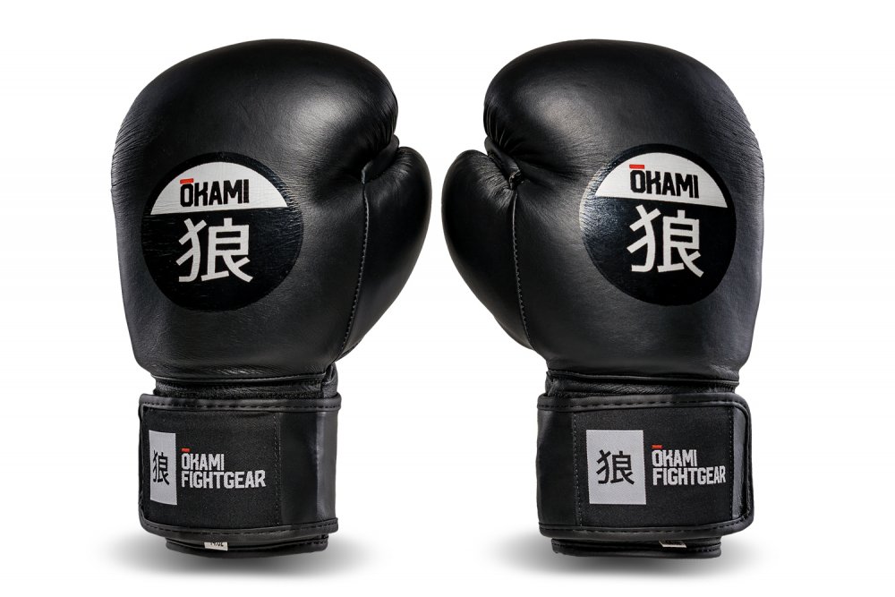 Okami fightgear Boxing Gloves Hi-Pro Noir
